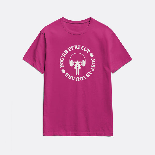 You're Perfect White Graphic Youth T-Shirt