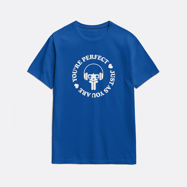 You're Perfect White Graphic Youth T-Shirt