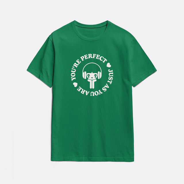 You're Perfect White Graphic Youth T-Shirt