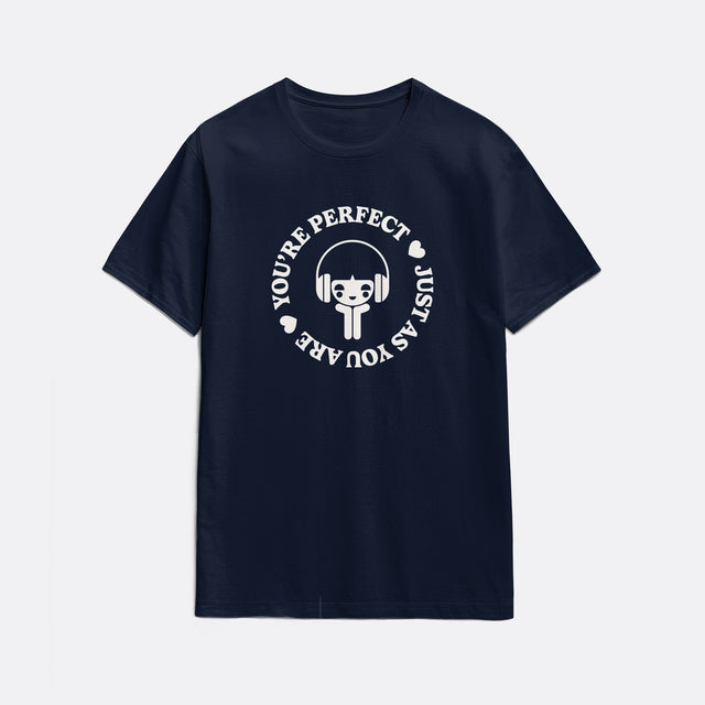 You're Perfect White Graphic Youth T-Shirt