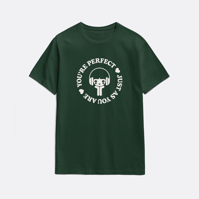 You're Perfect White Graphic Youth T-Shirt