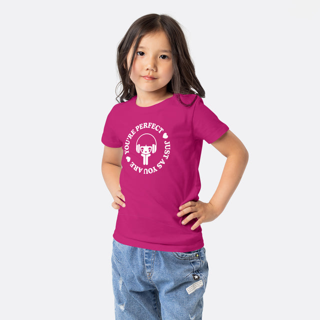 You're Perfect White Graphic Youth T-Shirt