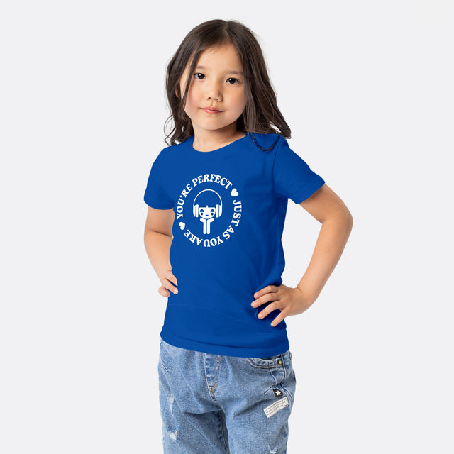 You're Perfect White Graphic Youth T-Shirt