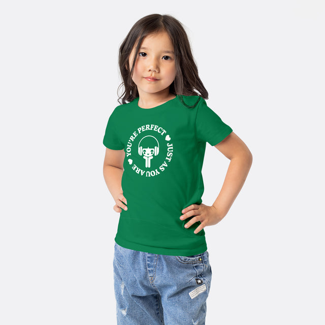 You're Perfect White Graphic Youth T-Shirt