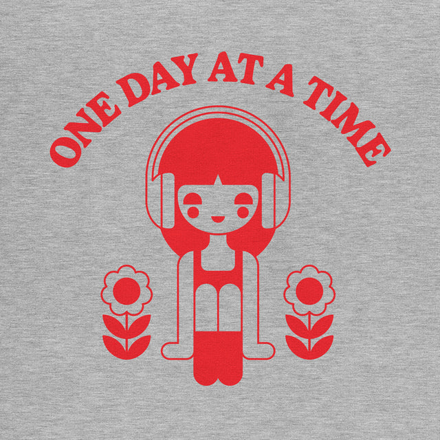 One Day at a Time Red Graphic Youth T-Shirt