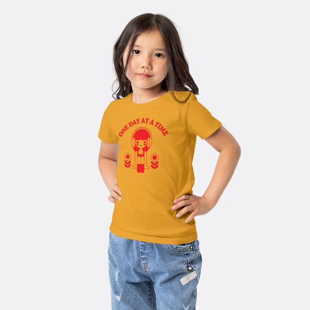 One Day at a Time Red Graphic Youth T-Shirt