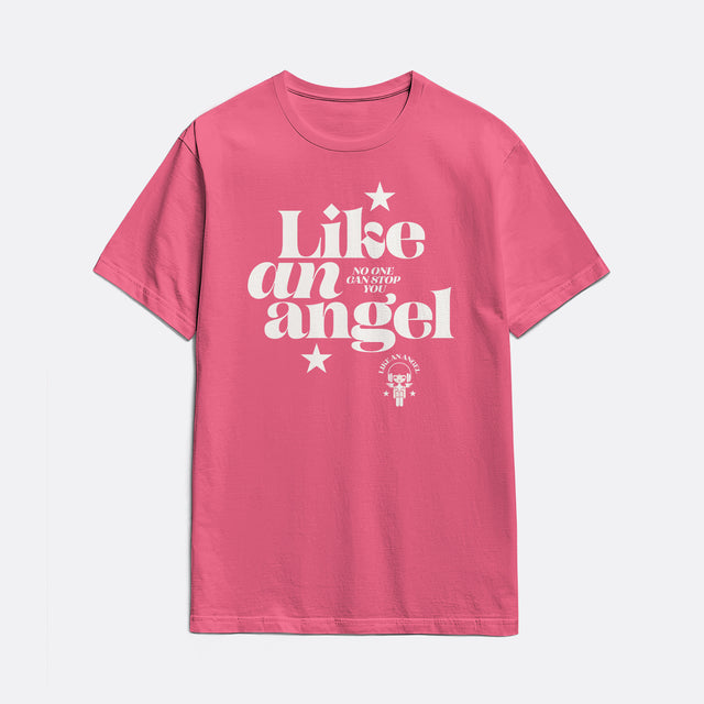 Like an Angel White Graphic Classic Fit T-Shirt