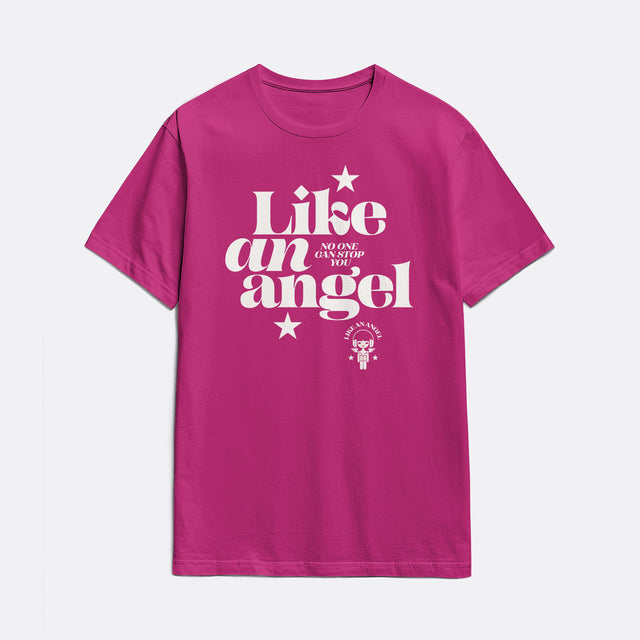 Like an Angel White Graphic Classic Fit T-Shirt