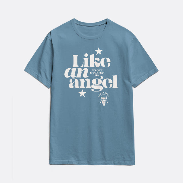 Like an Angel White Graphic Classic Fit T-Shirt