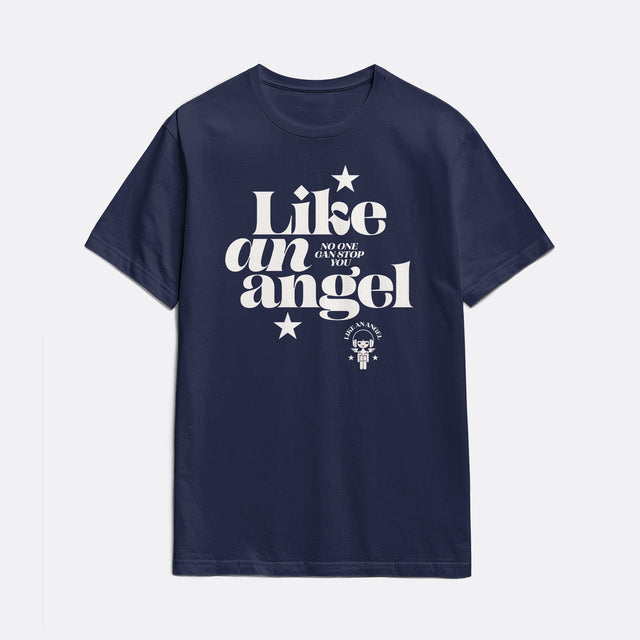 Like an Angel White Graphic Classic Fit T-Shirt