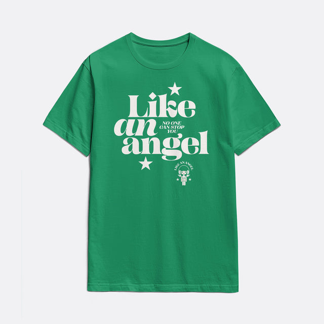 Like an Angel White Graphic Classic Fit T-Shirt