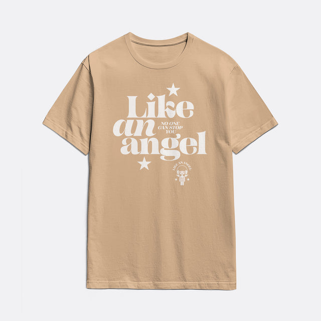 Like an Angel White Graphic Classic Fit T-Shirt
