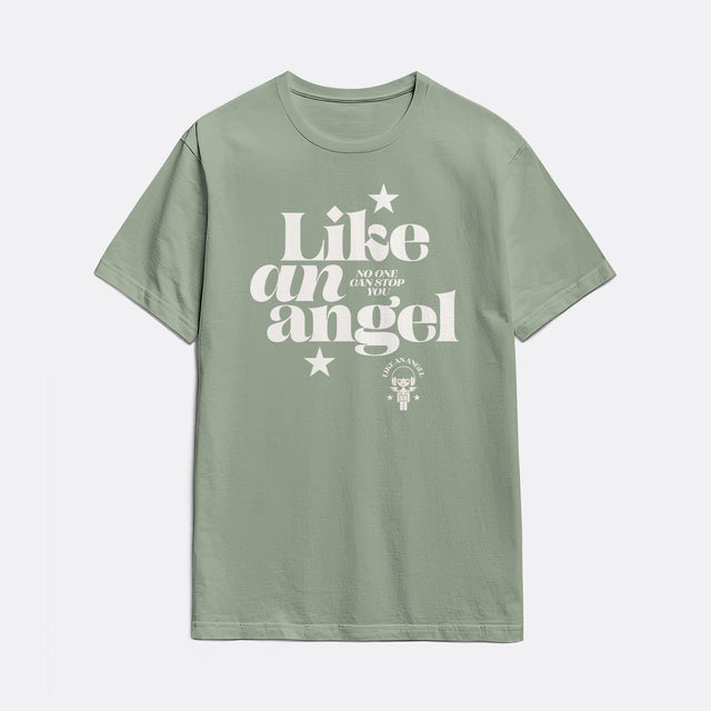 Like an Angel White Graphic Classic Fit T-Shirt