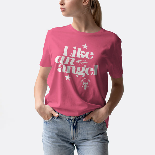 Like an Angel White Graphic Classic Fit T-Shirt