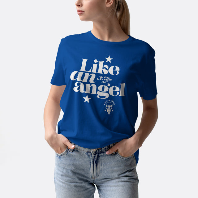 Like an Angel White Graphic Classic Fit T-Shirt