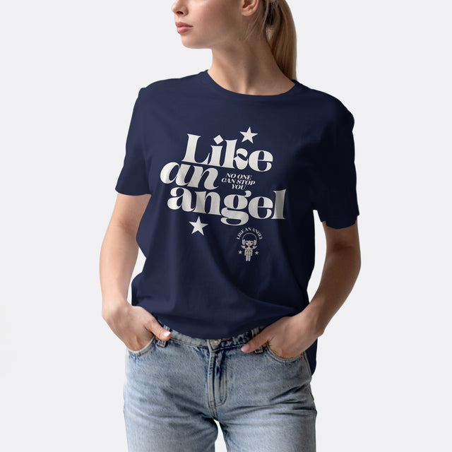 Like an Angel White Graphic Classic Fit T-Shirt