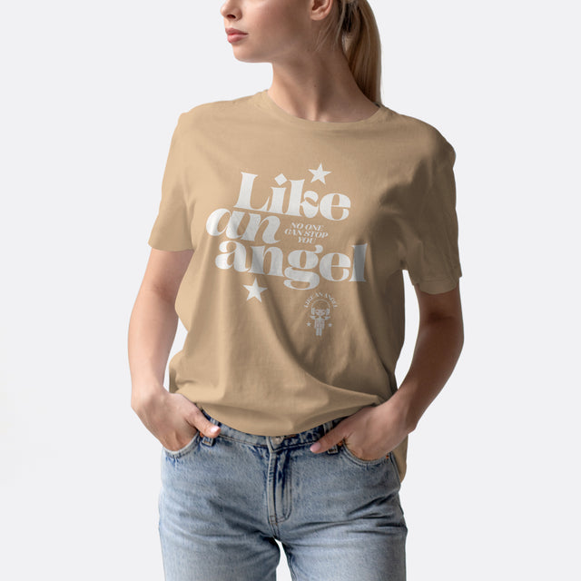 Like an Angel White Graphic Classic Fit T-Shirt