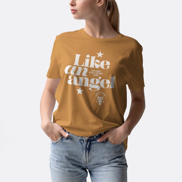 Like an Angel White Graphic Classic Fit T-Shirt