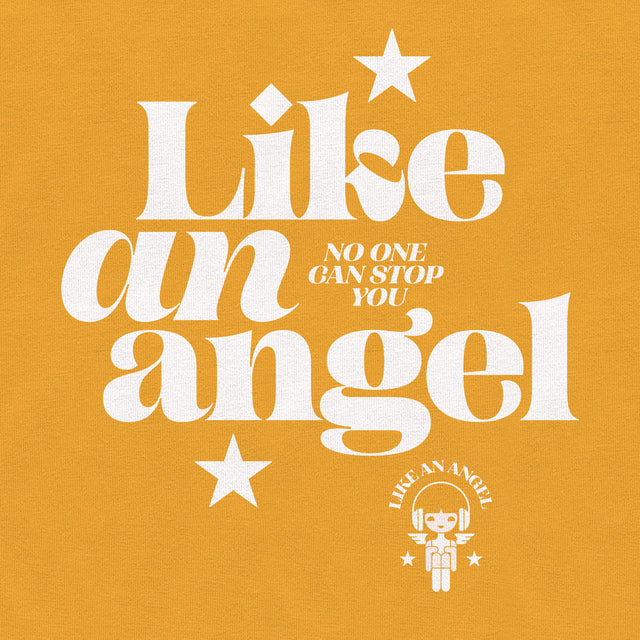 Like an Angel White Graphic Classic Fit T-Shirt
