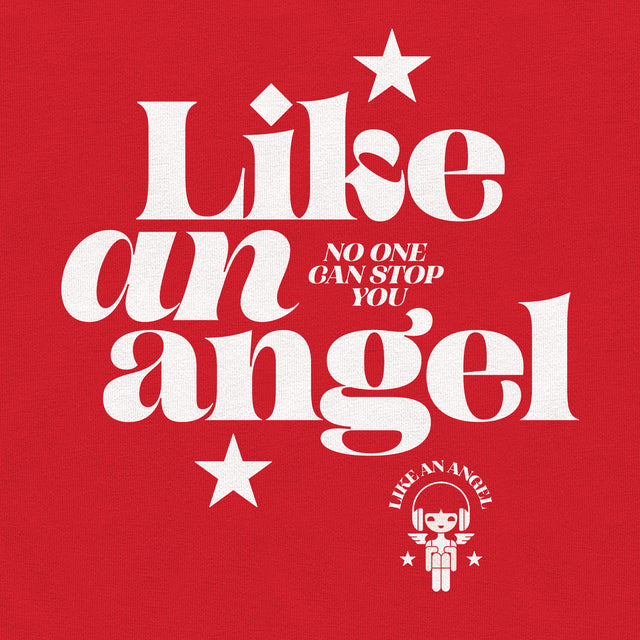 Like an Angel White Graphic Classic Fit T-Shirt