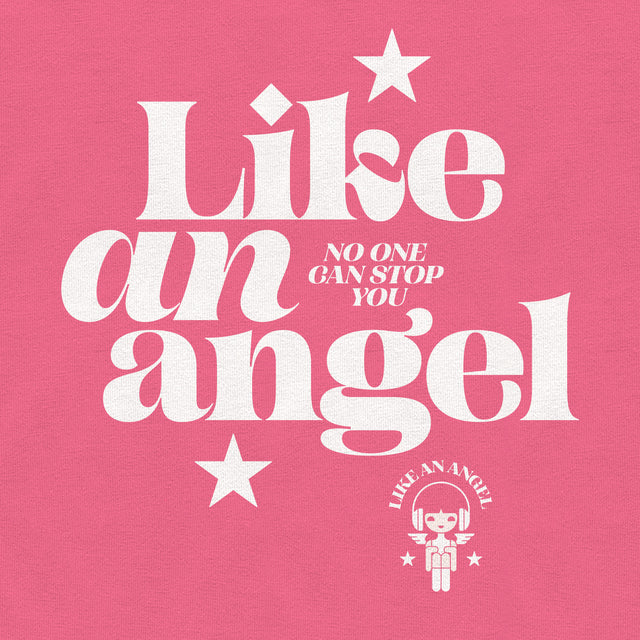 Like an Angel White Graphic Classic Fit T-Shirt
