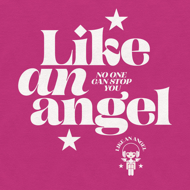 Like an Angel White Graphic Classic Fit T-Shirt