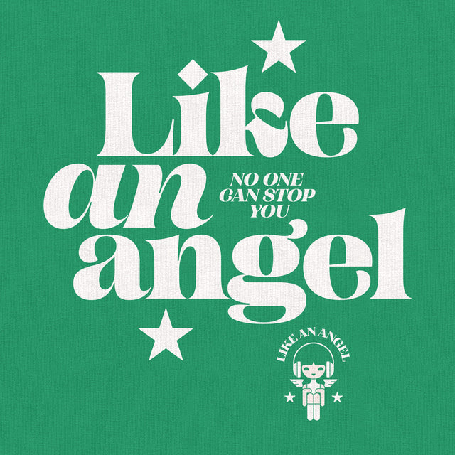 Like an Angel White Graphic Classic Fit T-Shirt