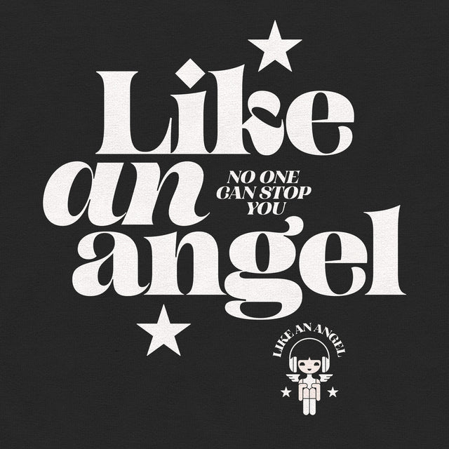 Like an Angel White Graphic Classic Fit T-Shirt