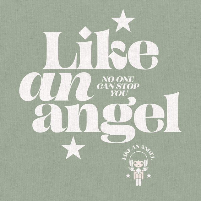 Like an Angel White Graphic Classic Fit T-Shirt
