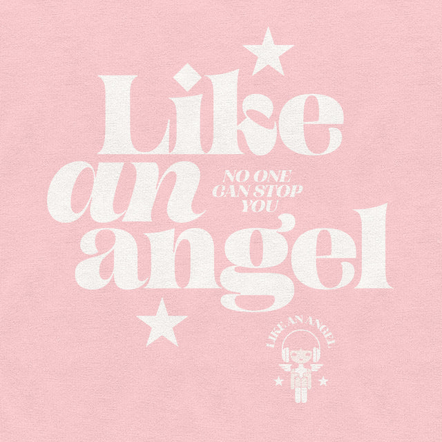 Like An Angel White Graphic Youth T-Shirt