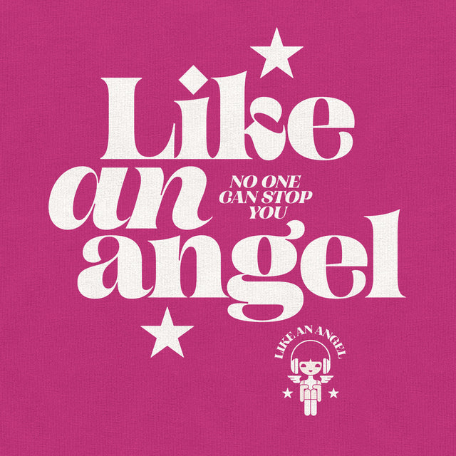 Like An Angel White Graphic Youth T-Shirt