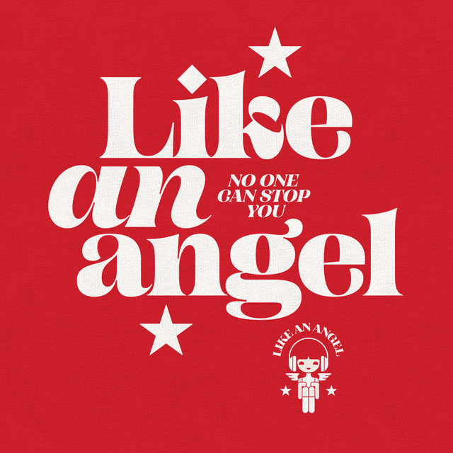 Like An Angel White Graphic Youth T-Shirt