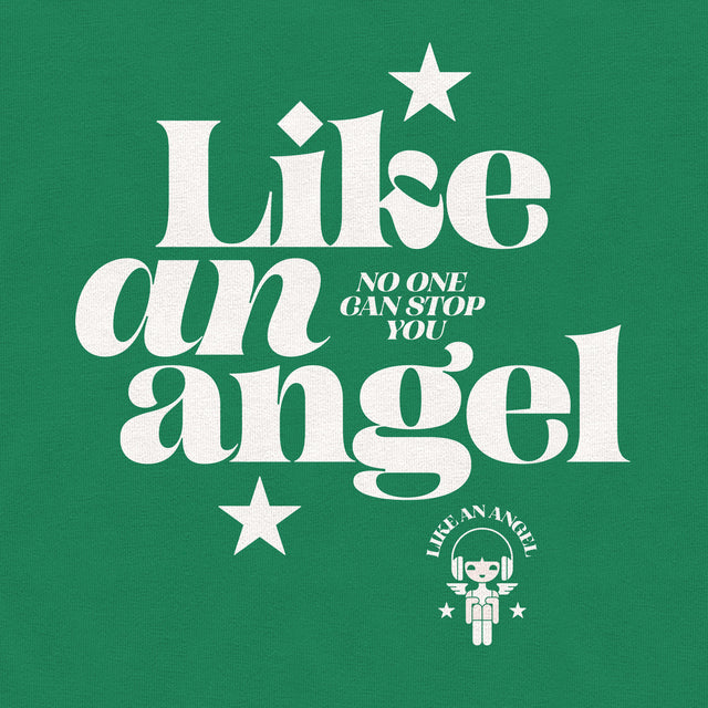 Like An Angel White Graphic Youth T-Shirt