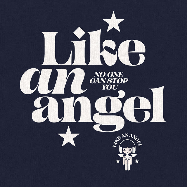 Like An Angel White Graphic Youth T-Shirt