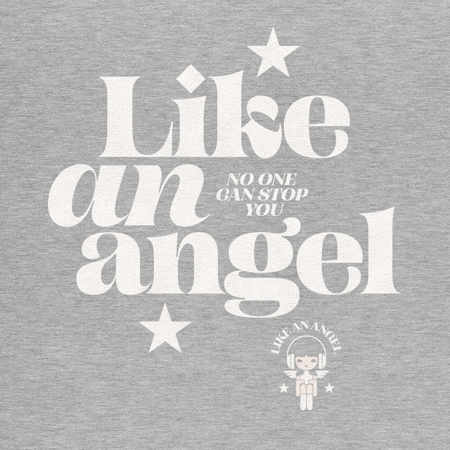 Like An Angel White Graphic Youth T-Shirt