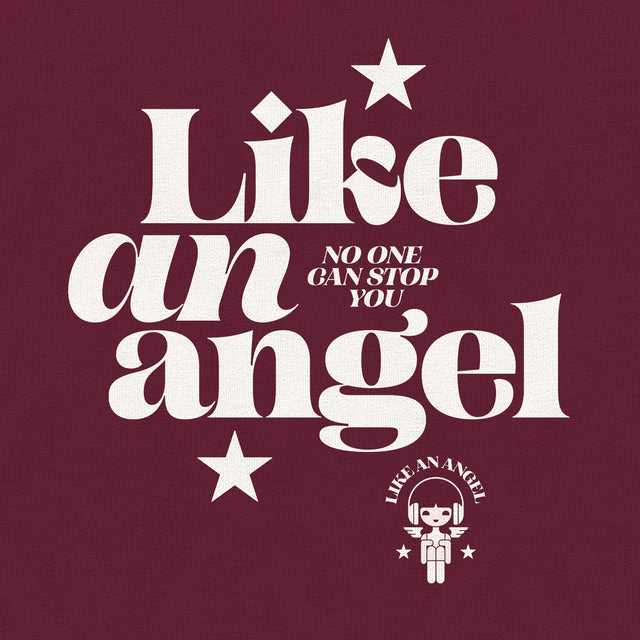 Like An Angel White Graphic Youth T-Shirt