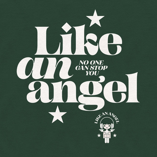 Like An Angel White Graphic Youth T-Shirt