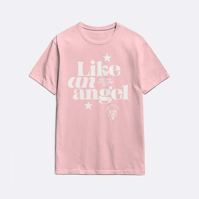 Like An Angel White Graphic Youth T-Shirt