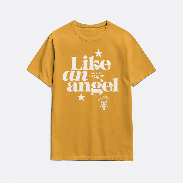 Like An Angel White Graphic Youth T-Shirt