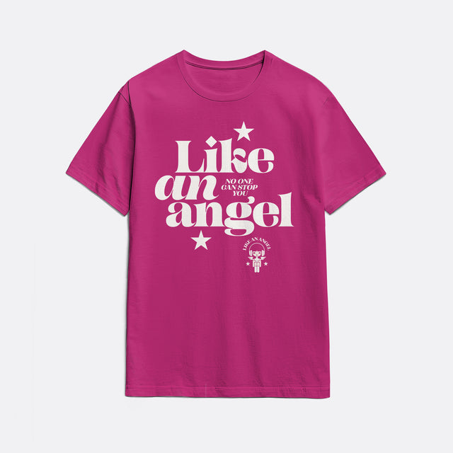 Like An Angel White Graphic Youth T-Shirt