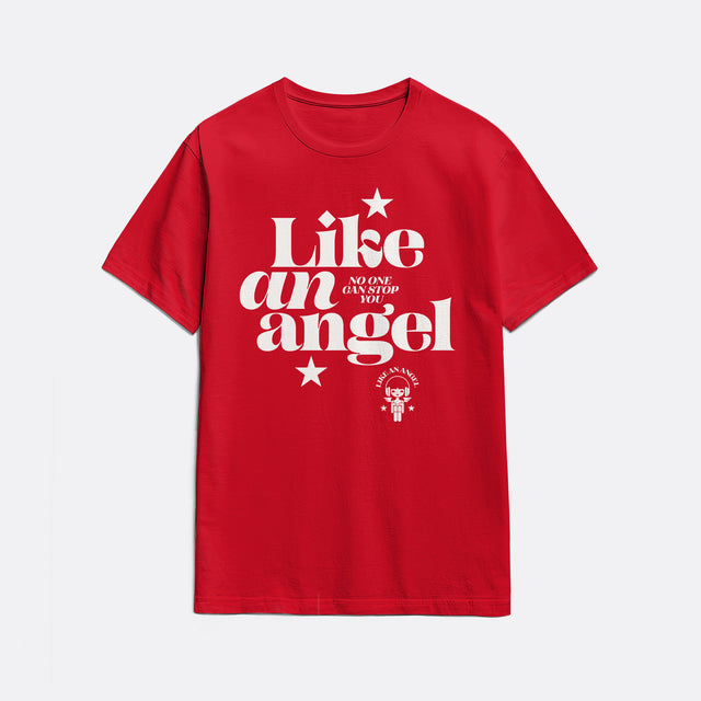 Like An Angel White Graphic Youth T-Shirt