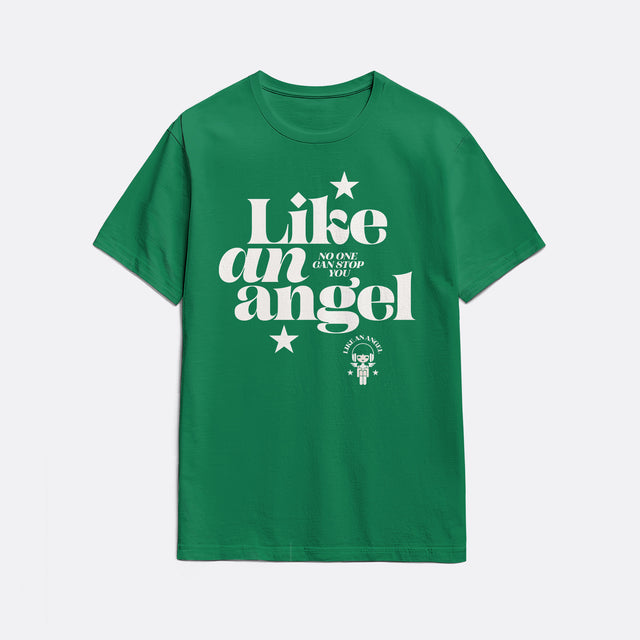 Like An Angel White Graphic Youth T-Shirt