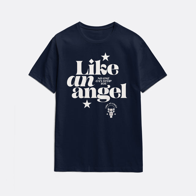 Like An Angel White Graphic Youth T-Shirt