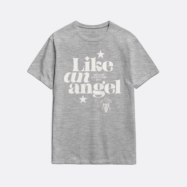 Like An Angel White Graphic Youth T-Shirt
