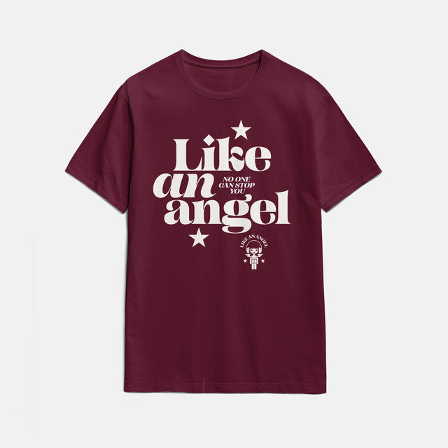 Like An Angel White Graphic Youth T-Shirt