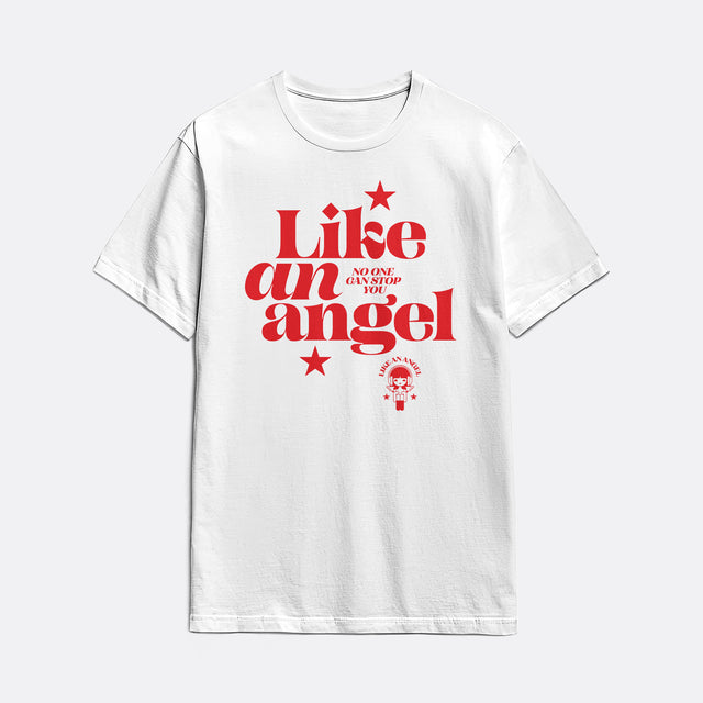 Like an Angel Red Graphic Classic Fit T-Shirt