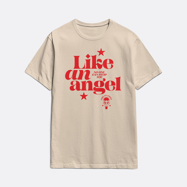 Like an Angel Red Graphic Classic Fit T-Shirt