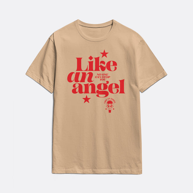 Like an Angel Red Graphic Classic Fit T-Shirt
