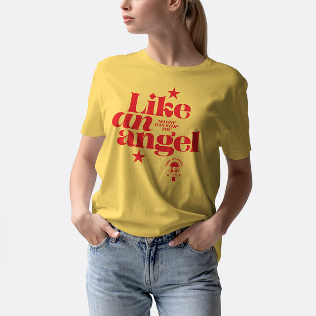 Like an Angel Red Graphic Classic Fit T-Shirt