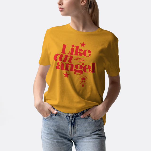 Like an Angel Red Graphic Classic Fit T-Shirt